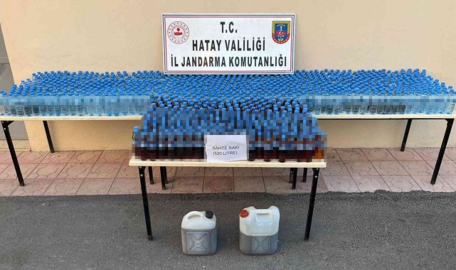 Hatay&#039;da yılbaşı öncesi sahte içki operasyonu