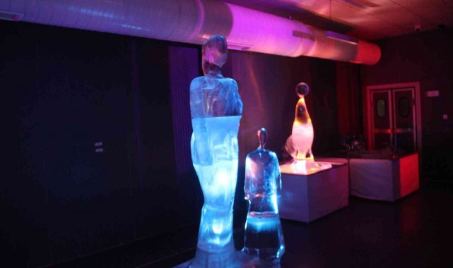 Havalar soğudu, Türkiye'nin tek buz müzesine ilgi arttı