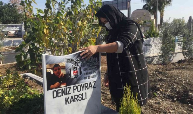 Havuz kurbanı oğlunun doğum gününü mezarı başında kutladı