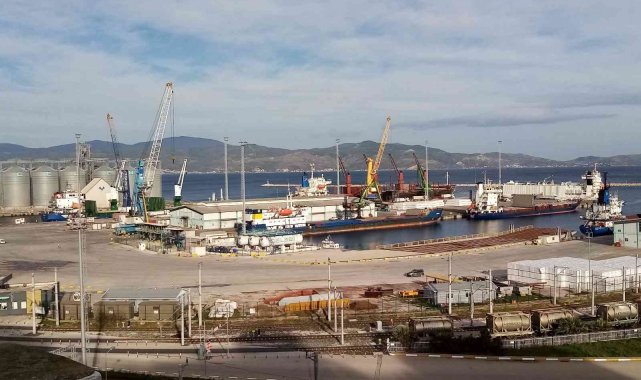 Hayvan yüklü gemi iki saatte tahliye edildi