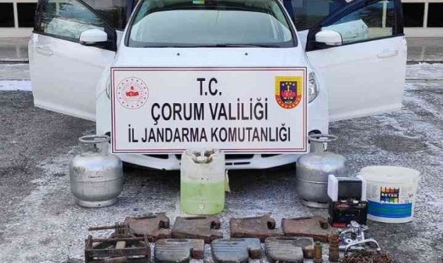 Hırsızlık yapan 3 zanlı jandarma kontrolüne takıldı