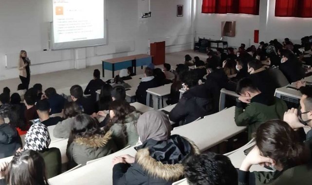 Hisarcık MYO'da "Kadına Yönelik Şiddetle Uluslararası Mücadele" semineri