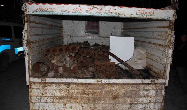 Hurda hırsızı iki zanlı suçüstü yakalandı