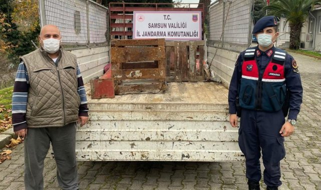 Hurda hırsızları yakalandı