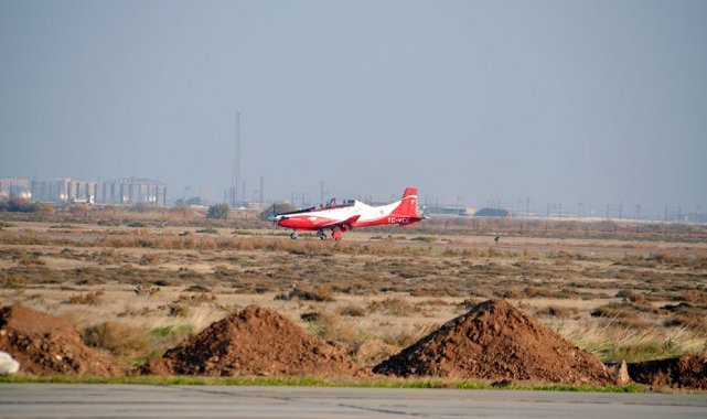 Hürkuş Azerbaycan semalarında