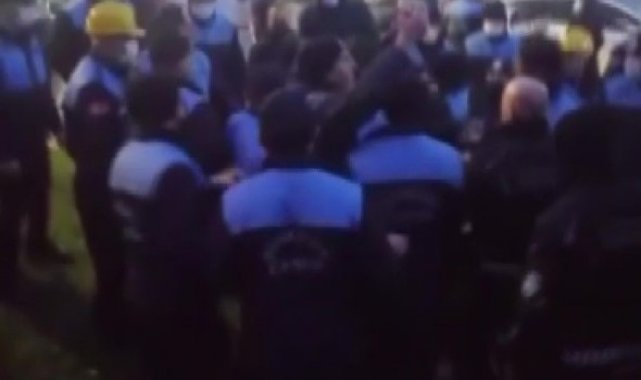 İBB zabıta ekipleri ile restoran sahipleri arasında yıkım kavgası