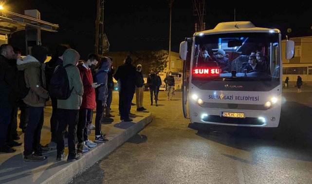 İETT&#039;den Sultangazi&#039;de vatandaşa &#039;sefer&#039; çilesi