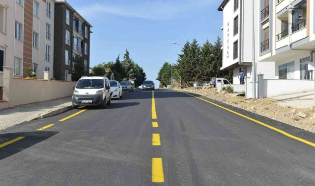İki buçuk yılda 1,6 milyon metrekare yol yapıldı
