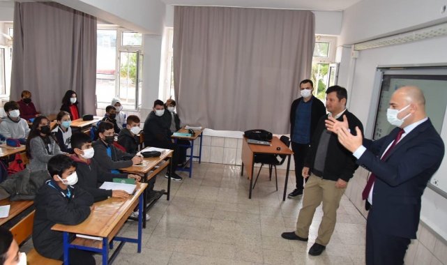 İl Tarım ve Orman Müdürü Karaca, AHENK projesi kapsamında öğrencilerle buluştu