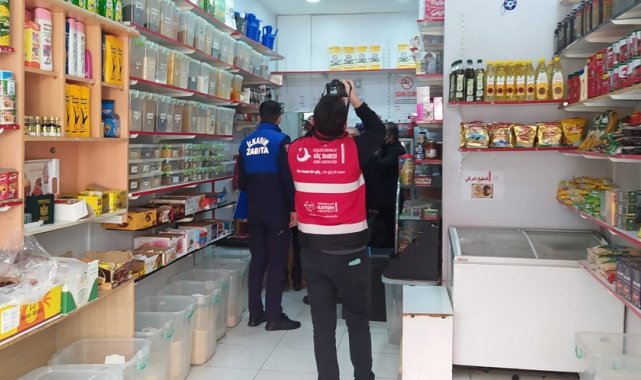 İlkadım'da mültecilere ait iş yerlerine denetim