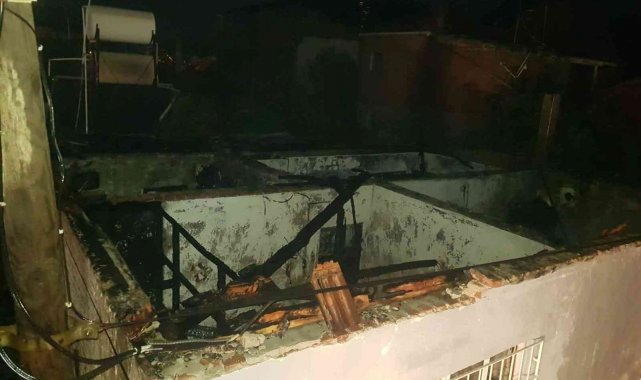 İncirliova&#039;da ev yangını