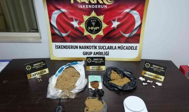 İskenderun&#039;da uyuşturucu operasyonu: 3 gözaltı