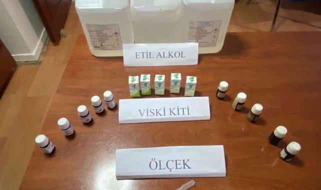 İskilip'te sahte alkol operasyonu