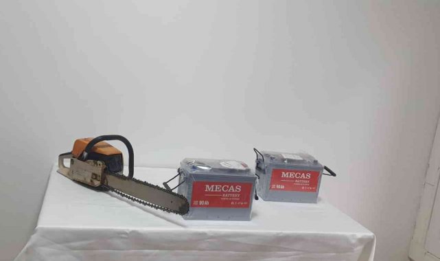 Isparta'da akü hırsızları yakalandı