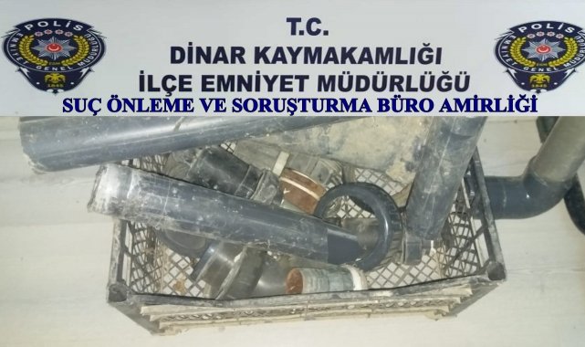 Isparta'da hırsızlık yaptılar, Dinar'da yakalandılar