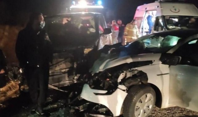 Isparta'da iki otomobil çarpıştı: 1 ölü, 3 yaralı