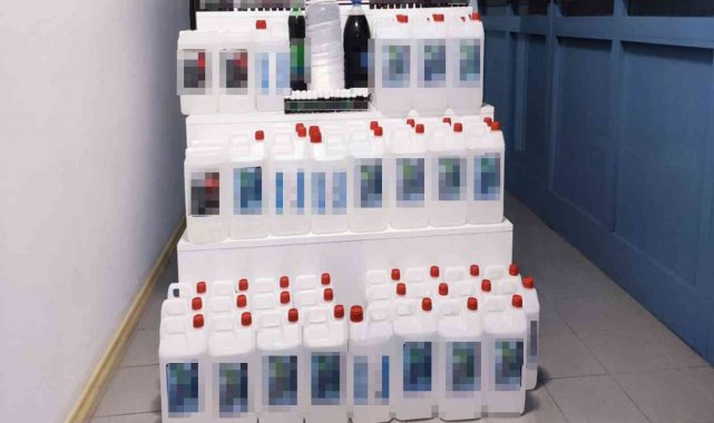 Isparta'da yılbaşı öncesi sahte alkol operasyonu