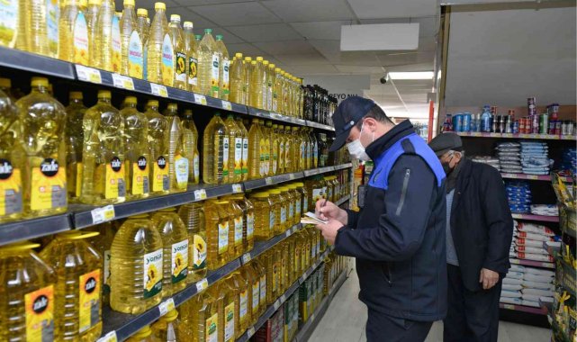 Isparta&#039;da zabıta ekiplerinden fahiş fiyat ve etiket denetimi