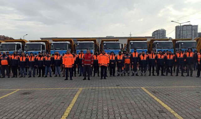 İstanbul'da "kışla mücadele araçları" görev başında