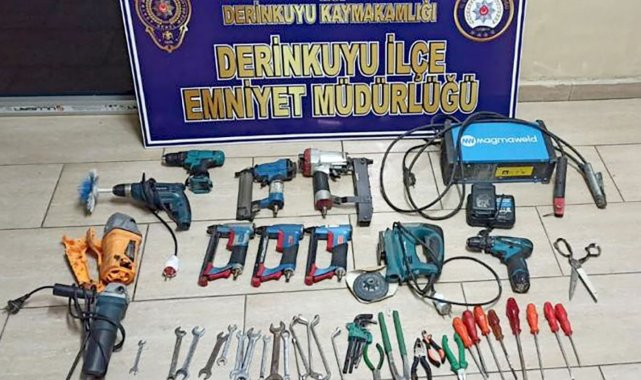 İşyeri hırsızı yakalandı