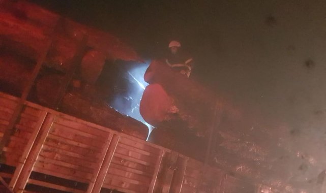 İtfaiyenin hızlı müdahalesi faciayı önledi