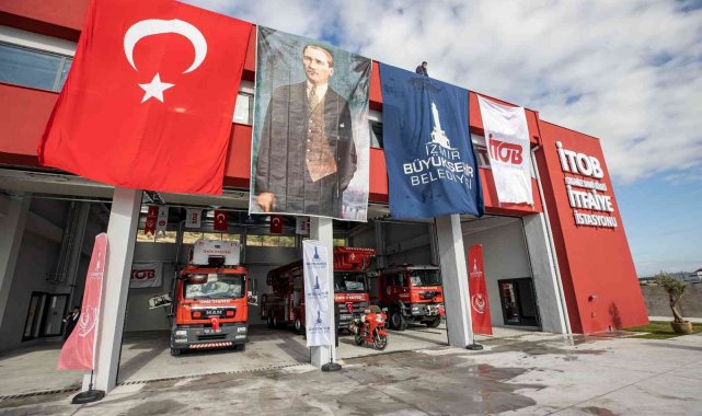 İzmir'de örnek güç birliği: Menderes İTOB'da itfaiye istasyonu açıldı