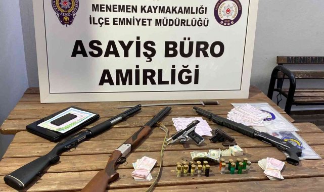 İzmir'de suç örgütüne yönelik eş zamanlı operasyon: 4 gözaltı