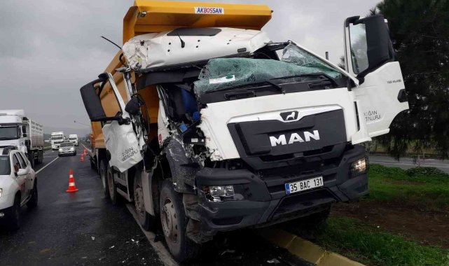 İzmir'de zincirleme kaza: 1 yaralı