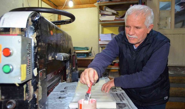 İznik&#039;in yarım asırlık matbaa ustası