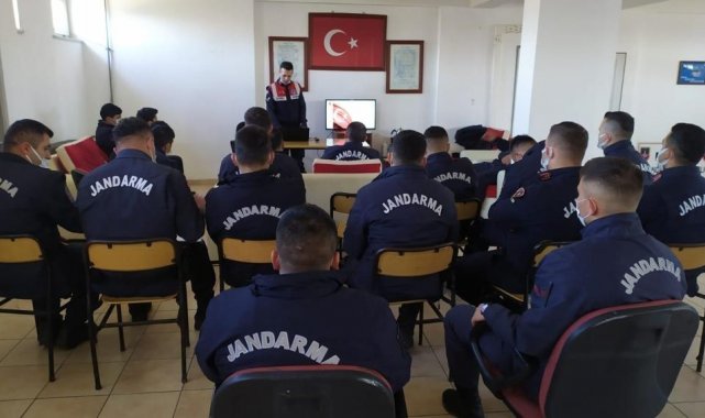 Jandarma personelini bilgilendirildi