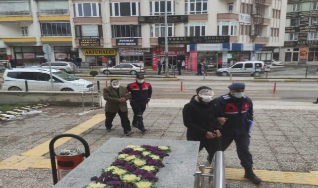 Jandarma'dan akü hırsızlarına suçüstü