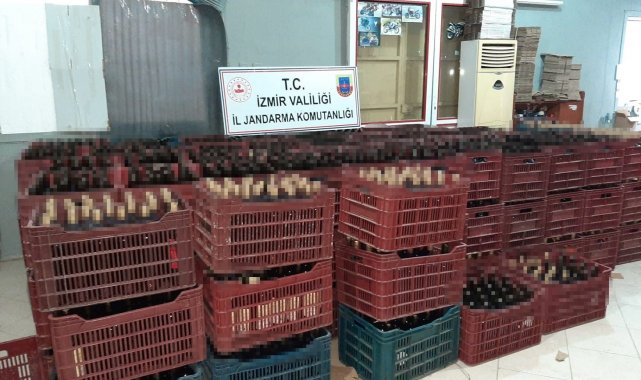 Jandarma'dan yılbaşı öncesi bandrolsüz içki operasyonu
