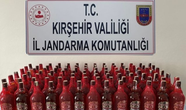 Jandarmadan sahte alkol operasyonu