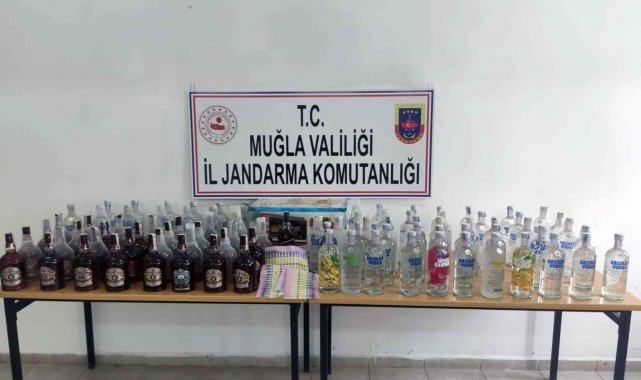 Jandarmadan yeni yıl öncesi kaçak içki operasyonu