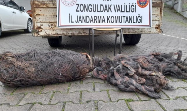 Kablo hırsızları yakalandı