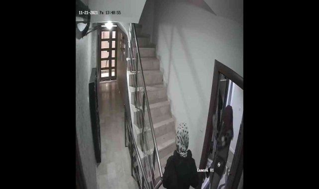 Kadın hırsızlık şebekesinden güpegündüz akıl almaz hırsızlık