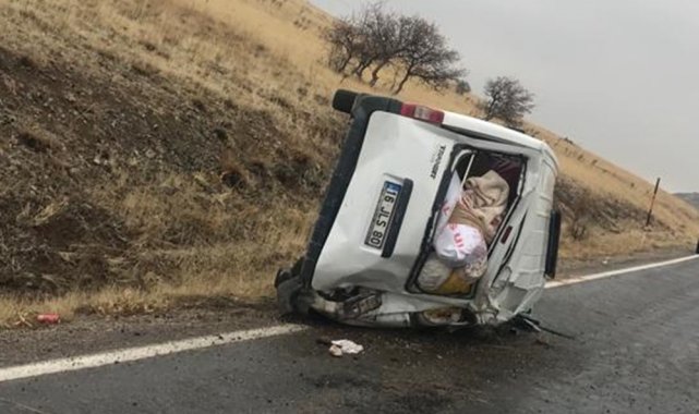 Kahramanmaraş'ta işçi servisi devrildi: 6 yaralı