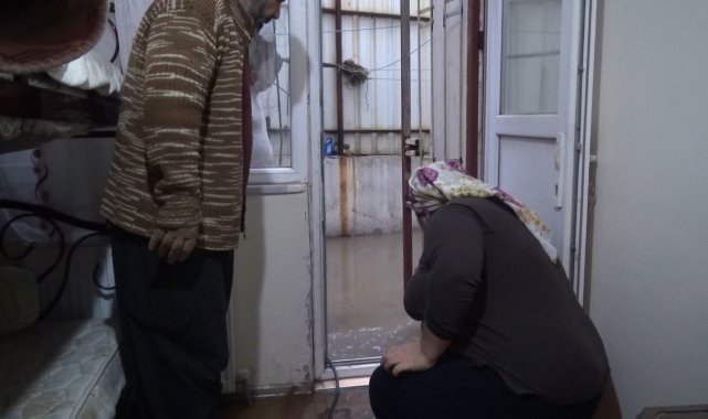 Kahramanmaraş'ta yağışlar nedeniyle bazı evlerde su baskını yaşandı