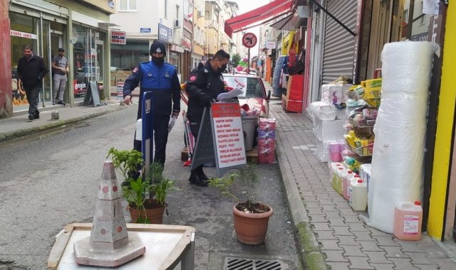 Kaldırım ve yol işgali yapanlar uyarıldı, ceza geliyor