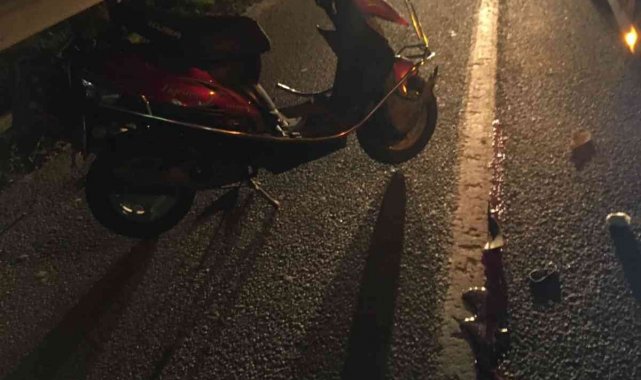 Kamyonetin çarptığı motosikletin sürücüsü hayatını kaybetti