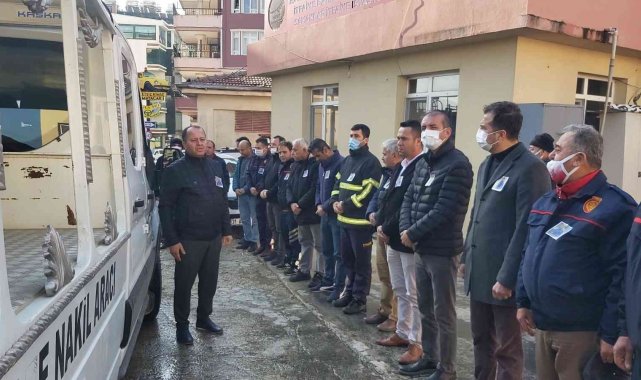 Kansere yenilen itfaiye eri için sirenler son kez çaldı