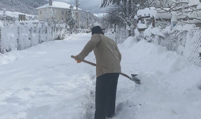 Kar kalınlığı 50 santime ulaştı
