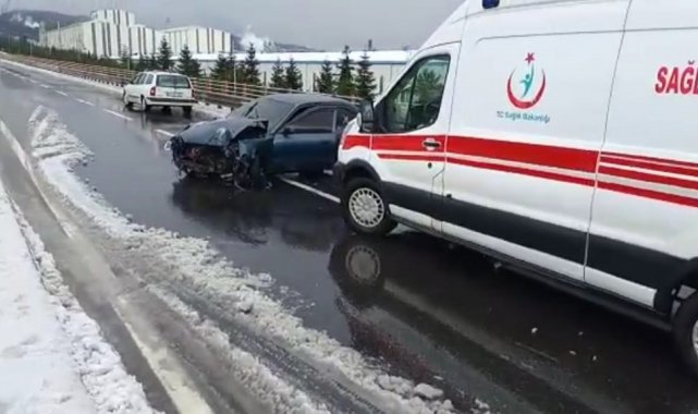 Kar yağışı kazaları peş peşe getirdi