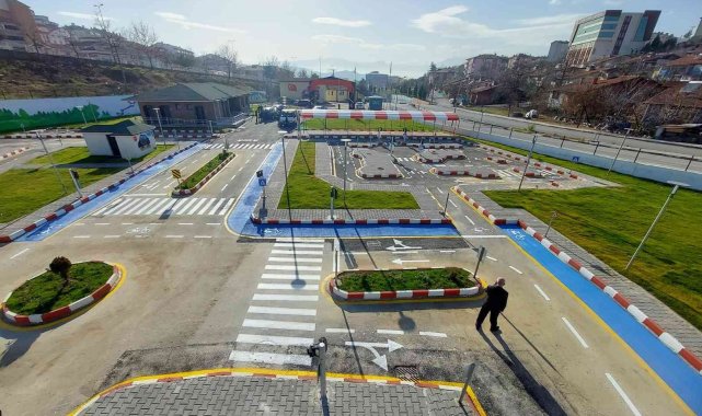 Karabük Çocuk Trafik Eğitim Parkında çalışmaları tamamlandı