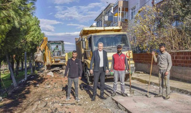 Karacabey'de altyapı çalışmaları sürüyor