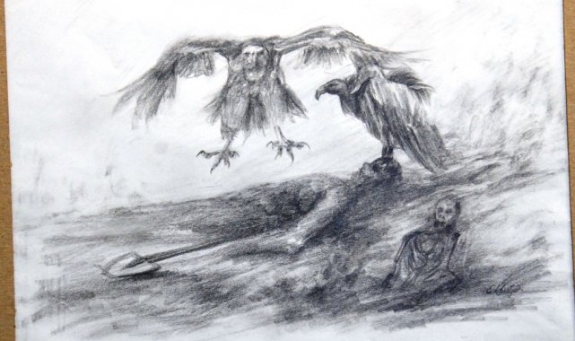 Karakalem portre resim sergisi