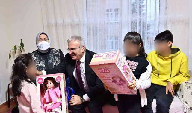 Karaloğlu ailesi yetim ailelerini ziyarete devam ediyor