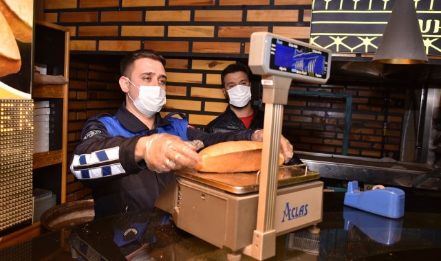 Karatay Belediyesi zabıtasından fırın denetimi