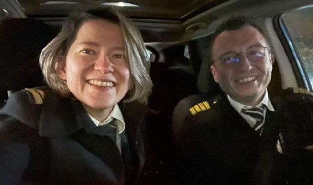 Karı koca pilot 35 bin fitte karşılaştı