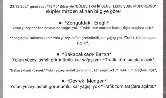 Karla mücadelede karayollarının durumu açıklandı